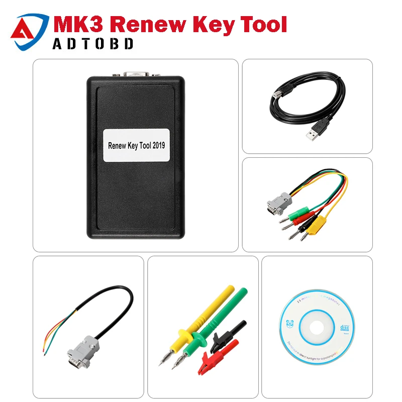 

MK3 Master Key III With Full Remote Key Unlocking Renew Software Activation OBD2 Best Transponder auto Key Programming Tool