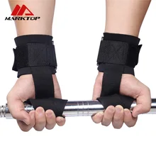Marktop поддержка запястья с ремешком 2 шт. Тяжелая Атлетика Спортивный наручный браслет усилитель движения упражнения давящая повязка 5155
