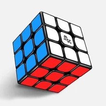 MGC 3x3x3 Магнитный куб черный магический куб головоломка для начинающих профессиональный магический куб игрушки для детей
