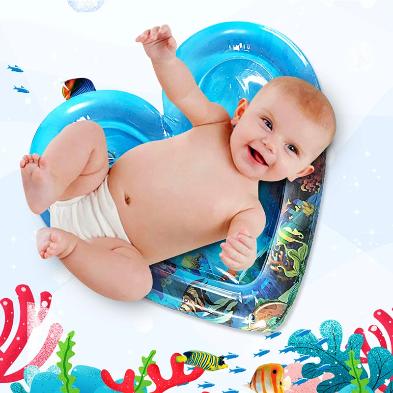 Дизайн ребенка ползать водяное сиденье надувные играть Pat Playmat подушка для малыша новорожденных Подушки играть воды Pad лето