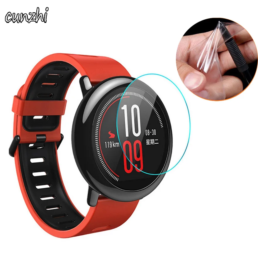Защитная пленка для Xiaomi Huami Amazfit Pace мягкая Ультрапрозрачная защитная из ТПУ