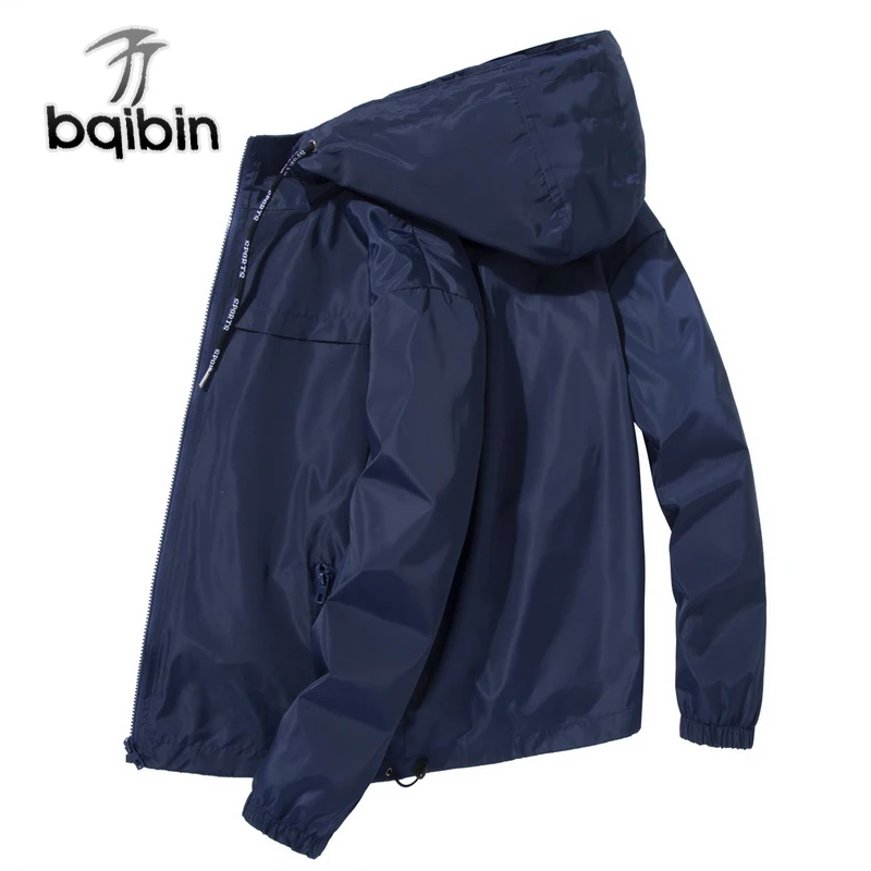 

Plus Size M-8XL Jacket Men Summer Hooded Sunscreen Jackets Windbreaker Fashion Hip Hop Brand Clothing Men Veste Homme 2019