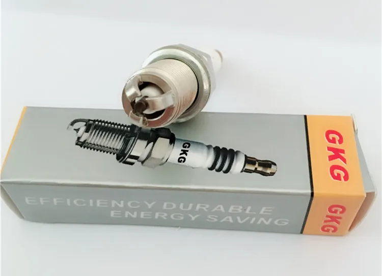 Горячая GKG Никель три электроды свечи зажигания ET BKR7 LPG/CNG 4 шт. для BKR GAS BKR6EVX BKR6E BKR6EIX