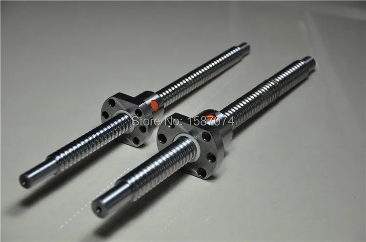Rolled 1605 Ball screws -L500/750/1000mm-C7 Anti Backlash Rolled Ballscrew +3pcs ballnut for linear CNC Router