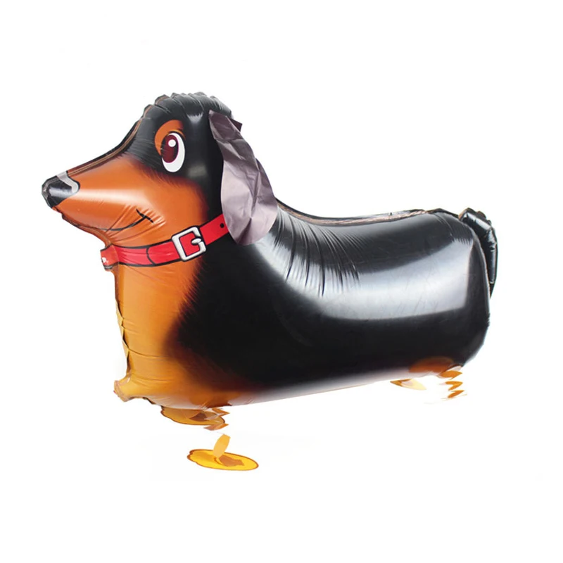 

10pcs/lots dachshund Walking animals Foil balloon Birthday party supplies decoration cartoon balloons wholesales