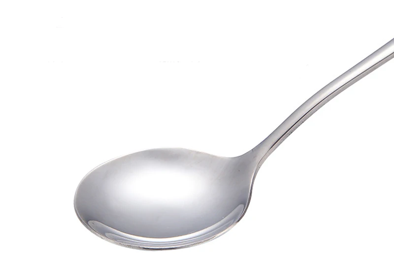 BalleenShiny круглая ложка длинная ручка нержавеющая сталь кухня посуда Десерт суп овсянка яйцо заварной Совок отель столовые приборы