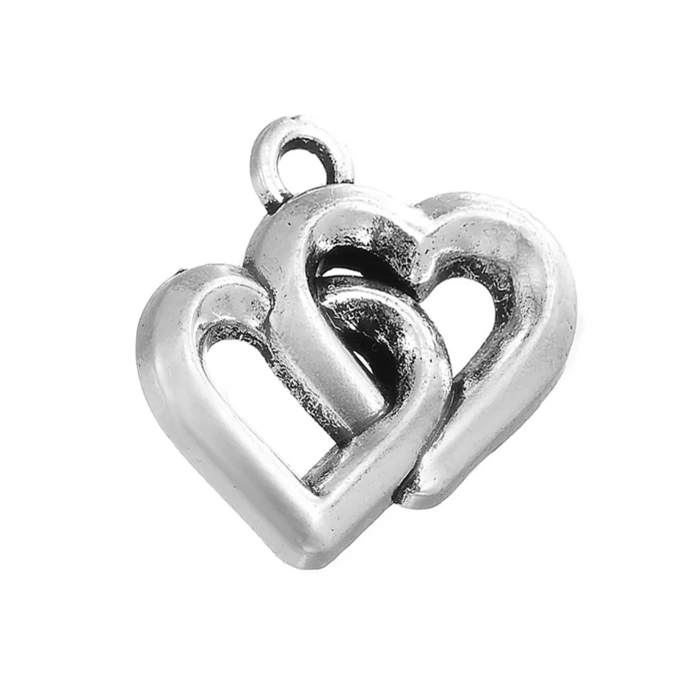 50Pcs A Lot Trendy Zinc Alloy Lead Free Nickle Free Tibetan Silver