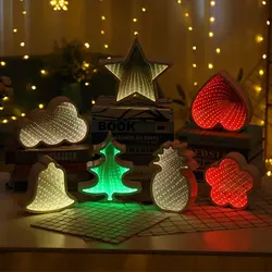 Креативный светодиодный 3D ночное легкое облако сердце ананас звезда Цветущая Слива леггинсы с изображением елок туннельная форма Детская