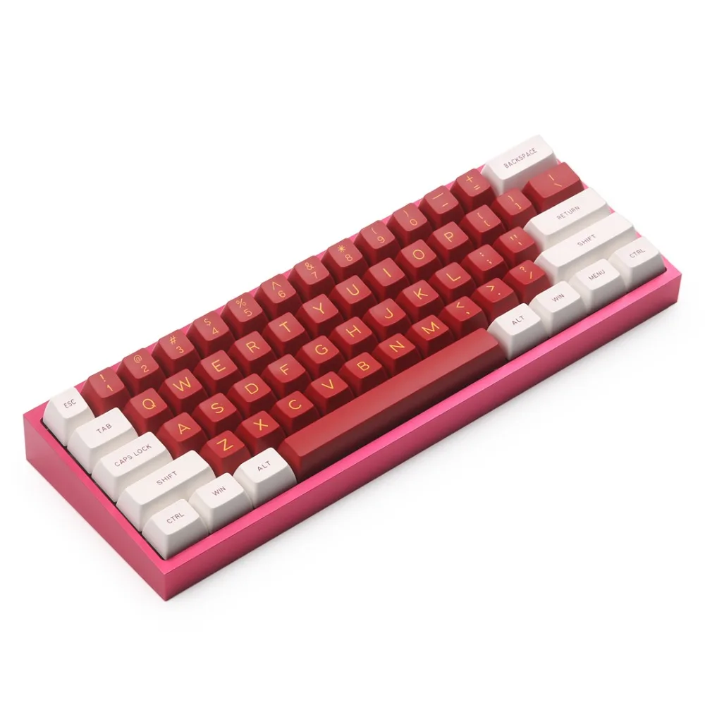 Полностью собранная клавиатура TOFU 60% с переключателями DZ60 PCB kailh box вишневыми