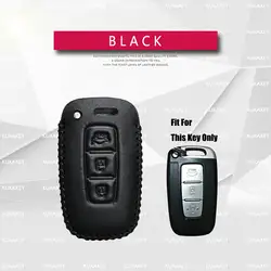 Для Kia Forte 2014 Пояса из натуральной кожи 3 кнопки Smart Ключи чехол для SPORTAGE k5 k2 Sorento Ключи сумка