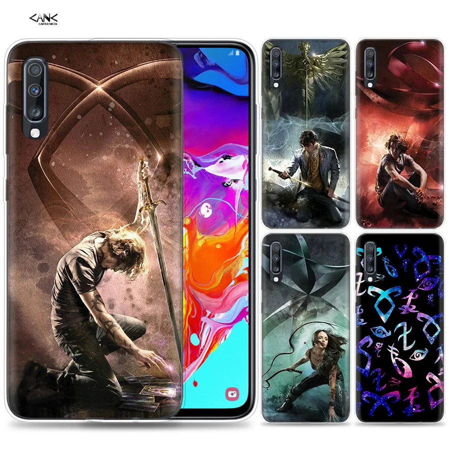 

Bags Case for Samsung Galaxy Mobile Phone A50 A70 A30 A20 J4 J6 J8 A6 A8 M30 A7 Plus 2018 Note 8 9 shadowhunters Coque J6Plus A6