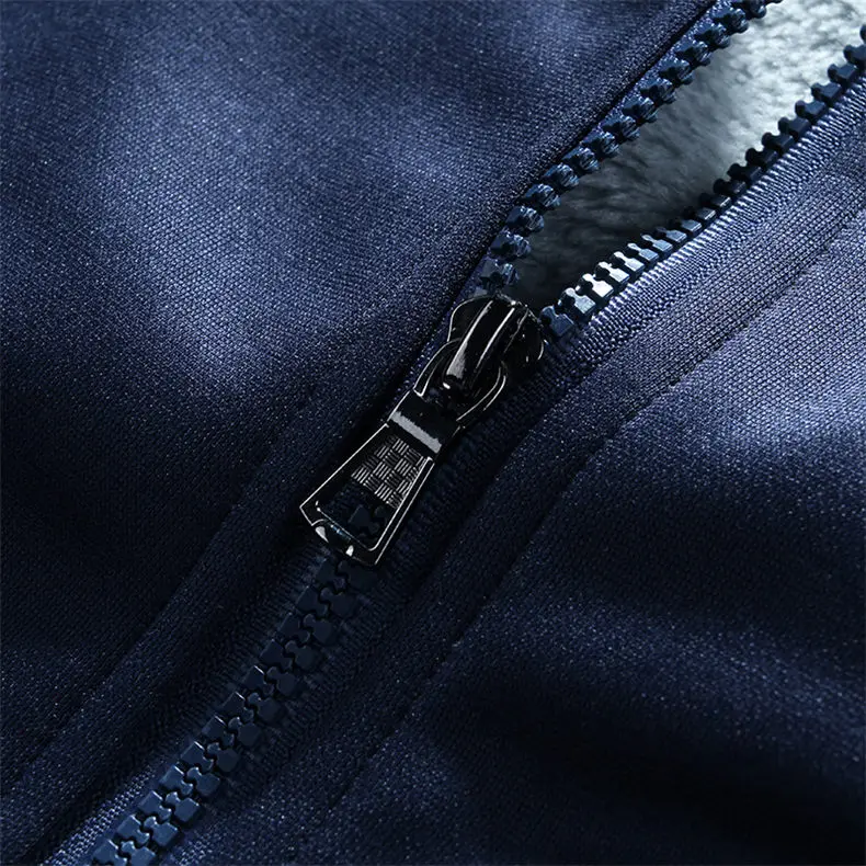 2018 Men Tracksuit Male Moletom Hoodies Warm Velvet Sweatshirt Male Winter Thick Fleece Camouflage Sport Suits Jacket+Pant 2PC 09