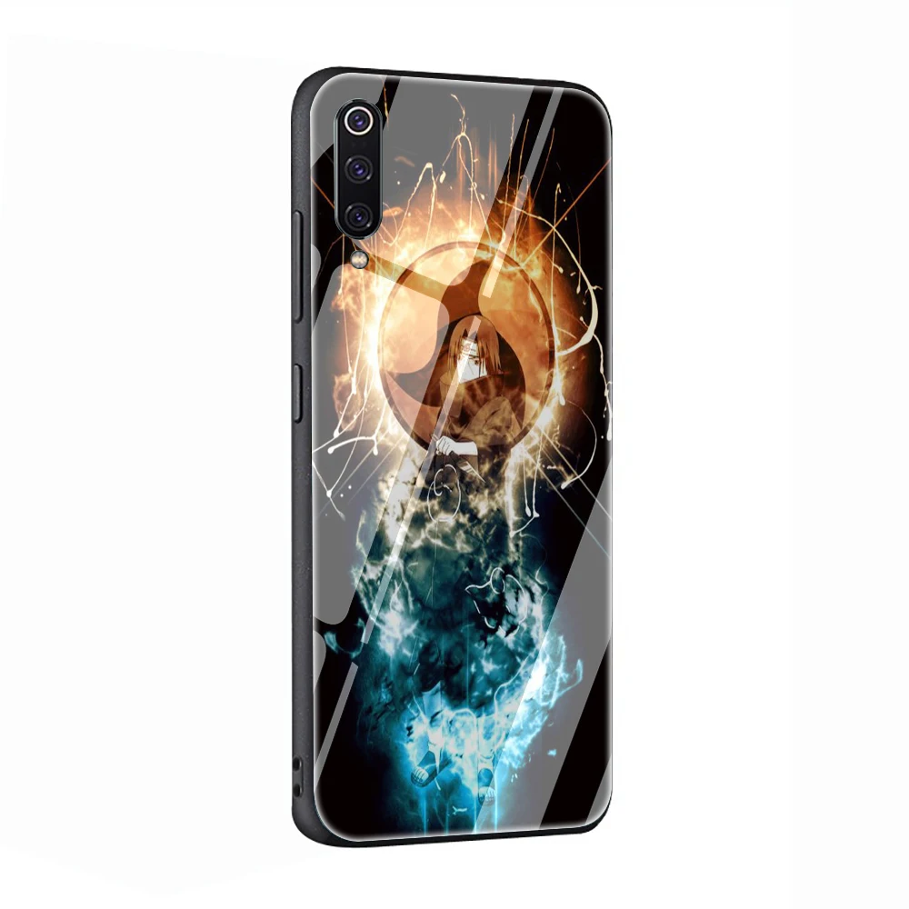 G5 Наруто Итачи Учиха закаленное стекло чехол для телефона Xiaomi mi 8 9 Красный mi 4X 6A Note 5 6 7 Pro Pocophone F1 - Цвет: G5