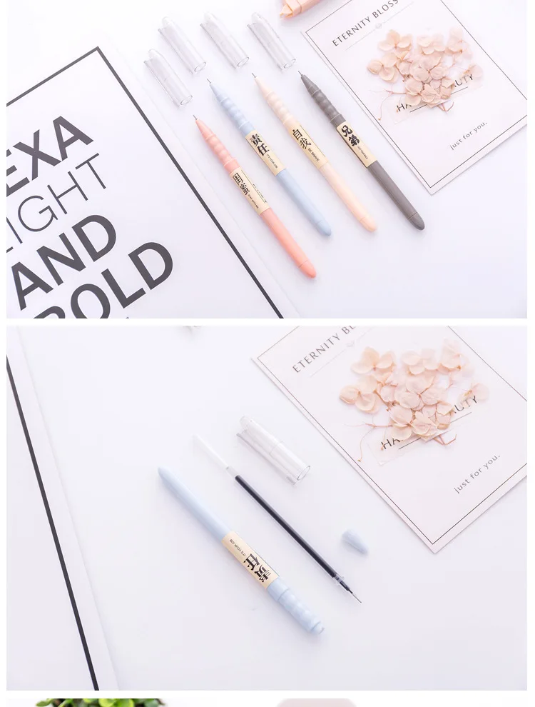Korean stationery personality text does not forget the heart