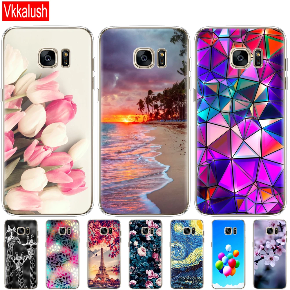 Чехол для телефона Samsung S6 G920 G920F G920A силиконовый чехол из ТПУ задняя крышка Galaxy edge
