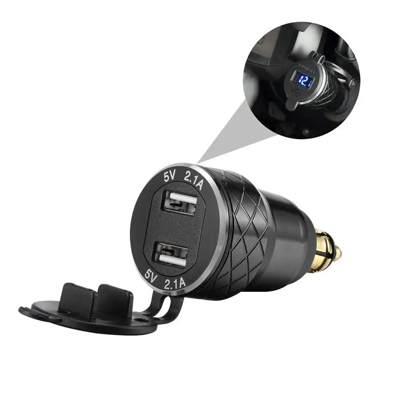 Зарядное устройство с двумя USB-портами для мотоциклов 12-24 В а | Автомобили и
