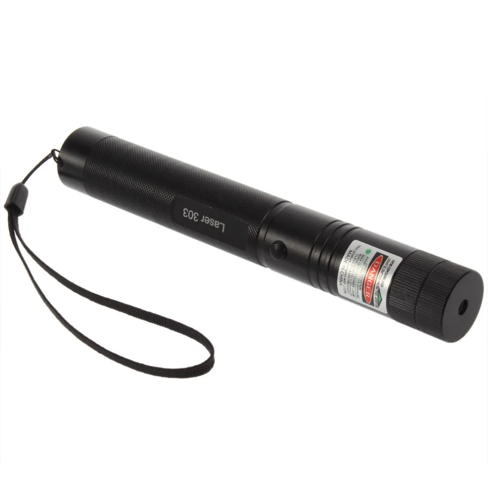 LESHP Высокое качество Черный мощный SD303 регулируемый фокус 532nm длина волны зеленый лазерный указатель светильник с лазерной головкой Aerometal