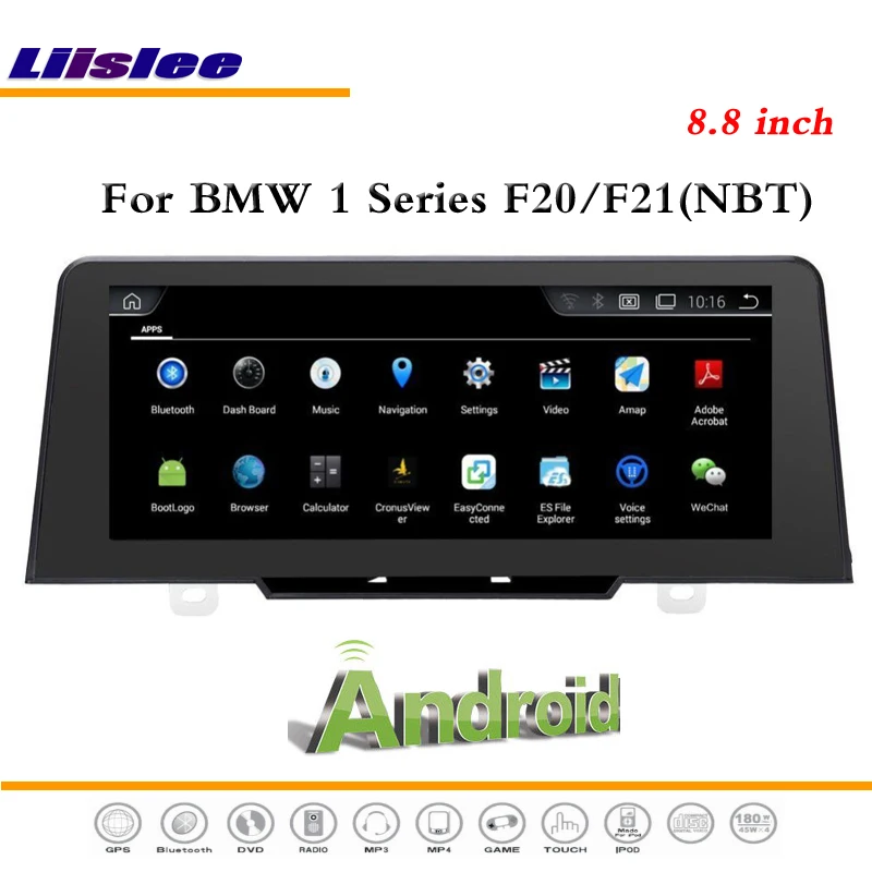 Clearance Liislee Car Android Multimedia For BMW 1 Series F20 / F21 2017 NBT System Radio BT CD DVD Player GPS Navi Map Navigation System 1