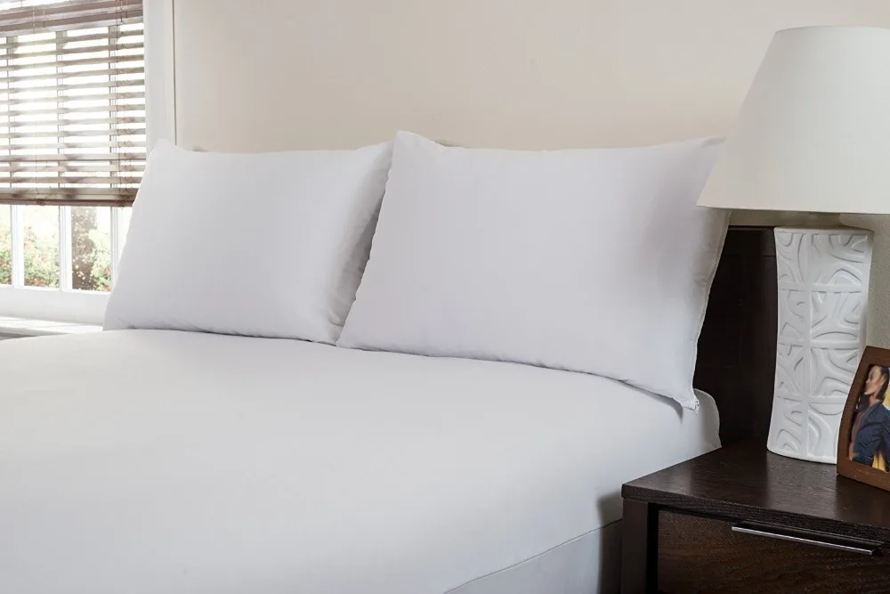 

Standard Size 21*27" Bedbug Proof Waterproof Pillow Protector Zippered Style - Set of 2 Pillow Covers Machine Washable