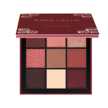 

IMAGIC 9 Colors Makeup Eyeshdow Palette Rainbow Diamond Pressed Glitter Eyeshadow Palette shimmer matte pigment Cosmetic Make Up