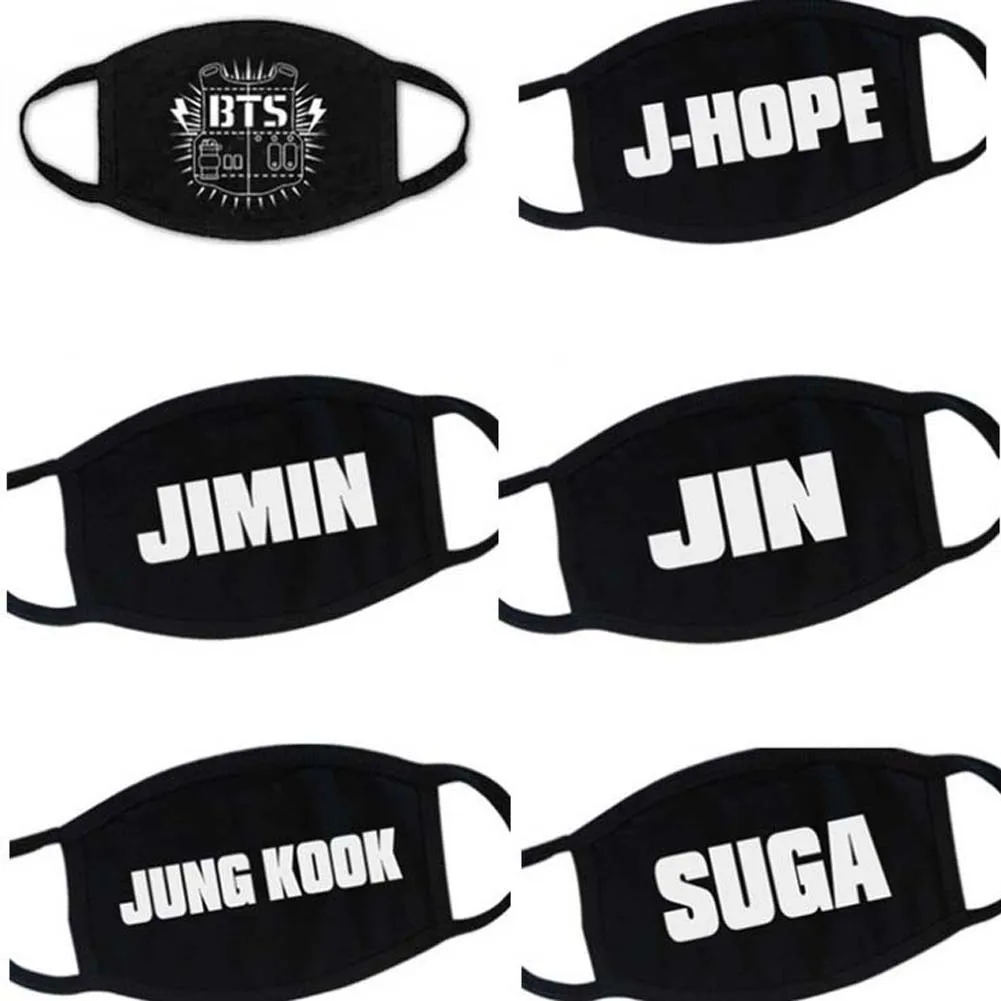 Новая мода BTS унисекс Bangtan мальчики рот маска любовь себе лицо респиратор