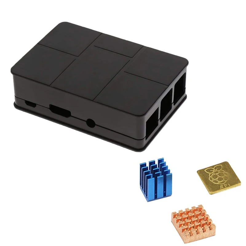 Совершенно новый чехол для Raspberry Pi 3 из АБС пластика черный защитный накладка