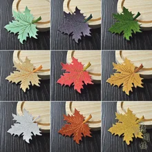 

Exquisite Maple Leaf Embroidery Cloth Decals Stickers Personalized Bags Gloves Scarves Decorative Patch Straps