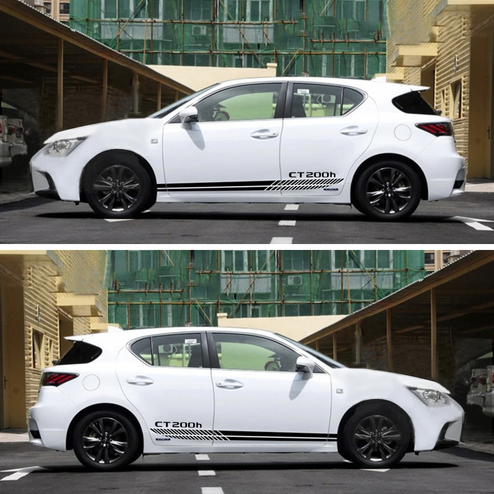 Боковая наклейка на кузов автомобиля наклейки для Lexus CT200h для хэтчбек седан автомобильные наклейки DIY наклейки для украшения автомобиля авто аксессуары 180 см