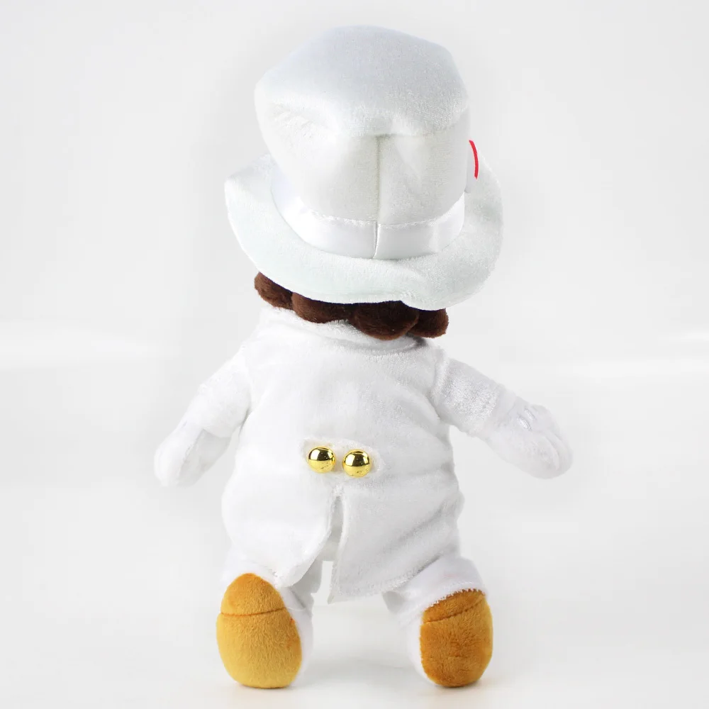 30 см Супер Марио в сидячей позе с белым платьем плюшевые игрушки куклы