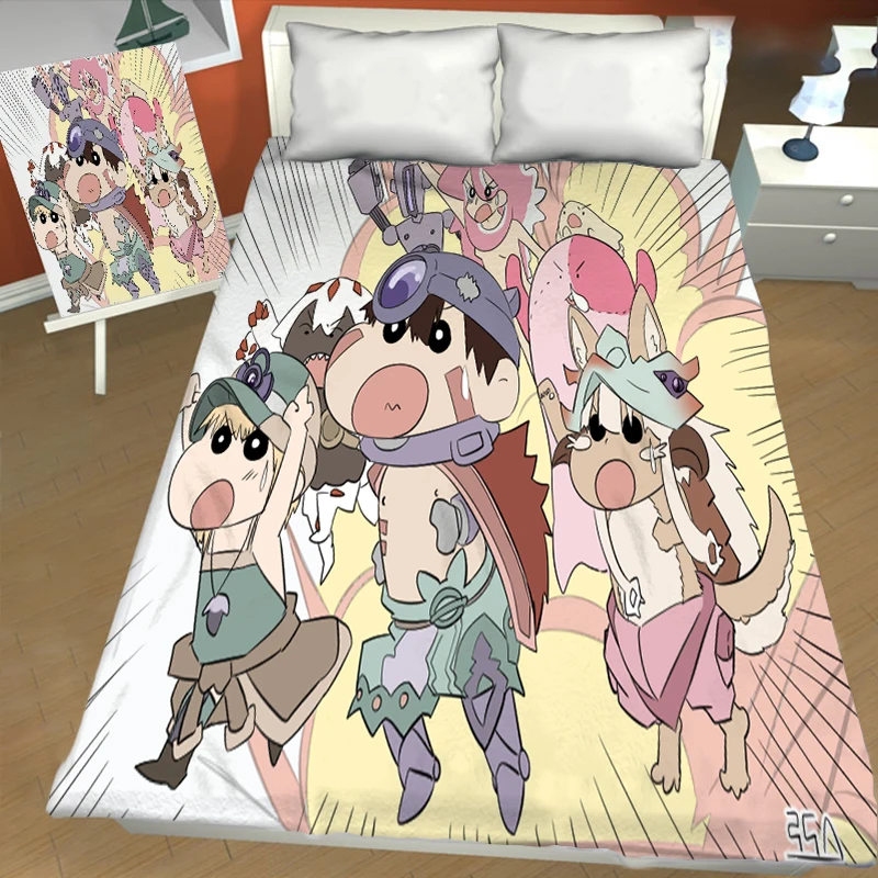 1 шт. простыня Crayon Shin-chan аниме простыня с печатным рисунком украшение для детской спальни простыни, постельное белье(без наволочки