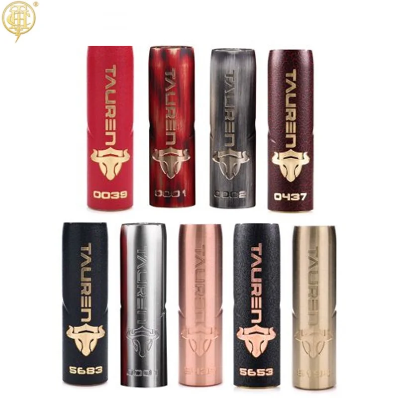 

Original THC Tauren Mech Mod With Innovative 360 Full Contact Button Support Single 18650/20700/21700 VS Vgod Mech Pro Elite Mod