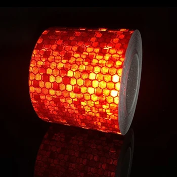 

5cmx1m Reflective Bicycle Stickers Adhesive Tape for Bike Safety White Red Yellow Blue Bike Stickers Bicycle Accessories