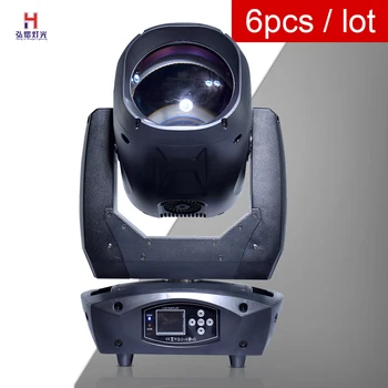

Lyre 80W Beam Moving Head Light Hight Brightnss LED Professional Stage Lighting Effect DJ Lights Equipment(6pcs/lot)