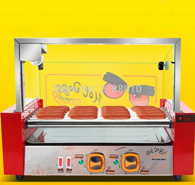 Electric Sausage Roasting Machine Automatic Hot Dog Baking Machine