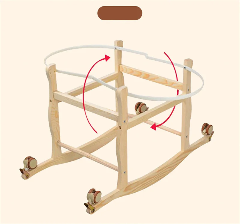 Деревянная детская колыбель, плетеная корзина, переносные колыбели для новорожденных, спальная кровать, кресло-качалка, cuunas Para Bebes Multifuncional