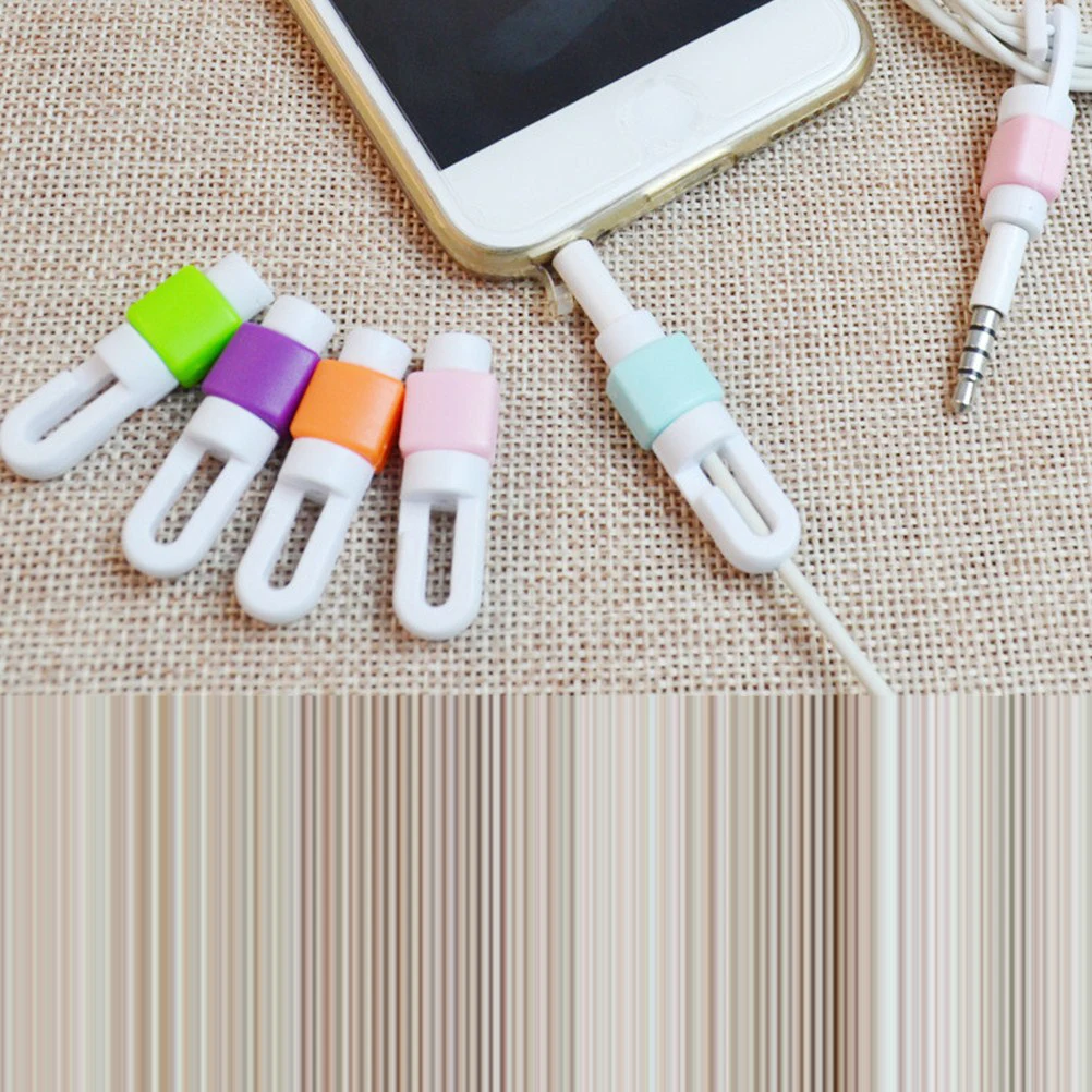 5 шт. телефон защитное устройство для заряжающего кабеля USB шнур Protecotor намотки