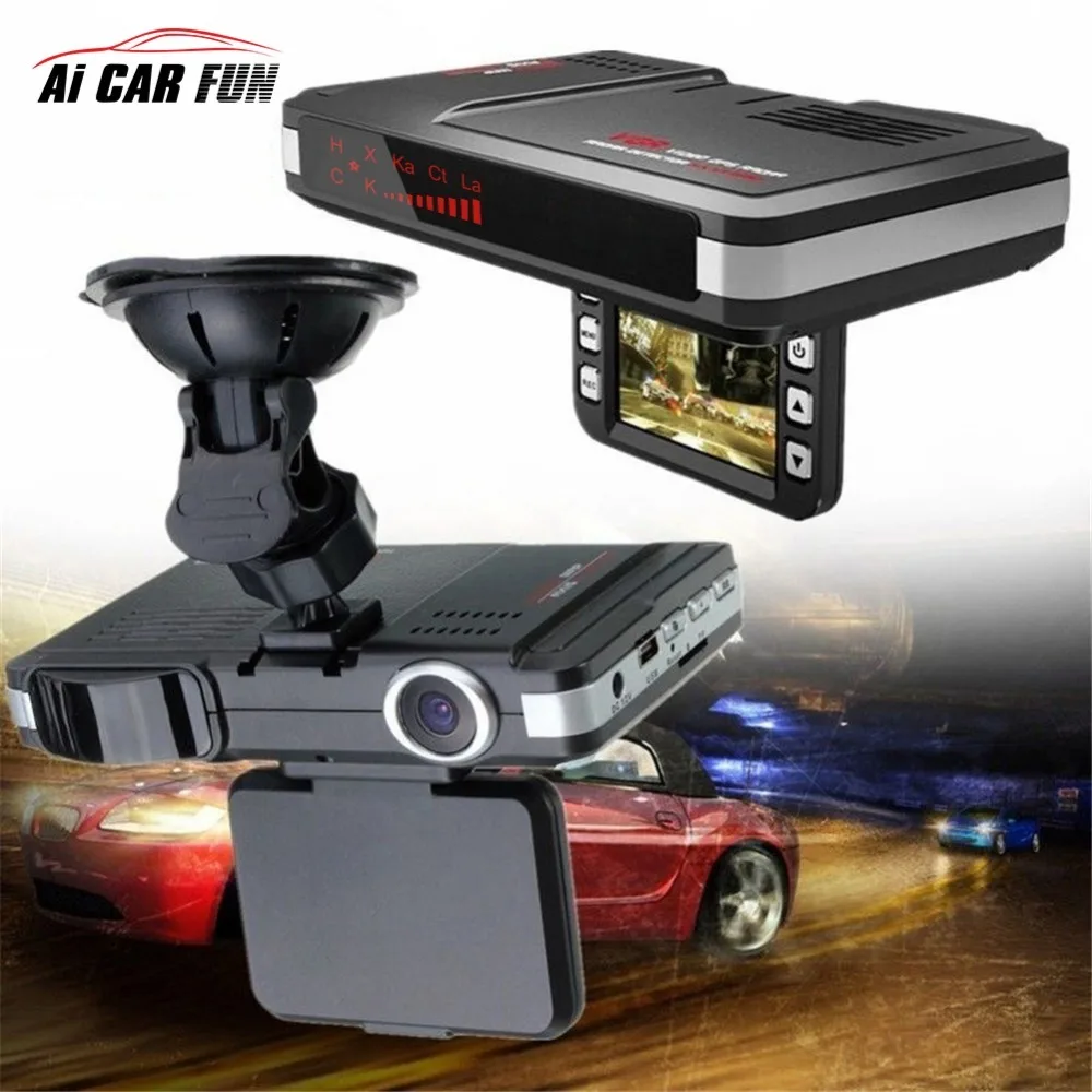 2017 Car Dvr font b camera b font Anti radar detector flow dectcting 2 in 1