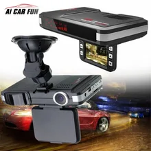 2017 cámara Del Dvr Del Coche Anti radar detector de flujo dectcting 2 en 1 video recorder Dash cam cámara del coche del coche-detector de radares videocámara