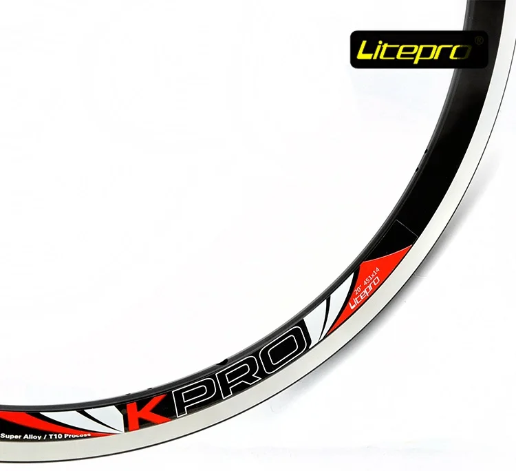Cheap Litepro 20Inch 16H 20H 24H 28H Bicycle Bike Rim 20Inch 406 Kpro Bicycle Wheel Disk Alloy Folding Bike Wheel Refiting Accessories 3