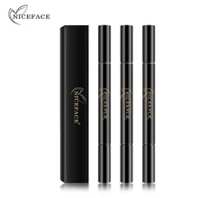 NICEFACE черный карандаш для глаз Liquid Eye Liner Pen Макияж Водонепроницаемый Для женщин макияж Косметические средства марки жидкая подводка