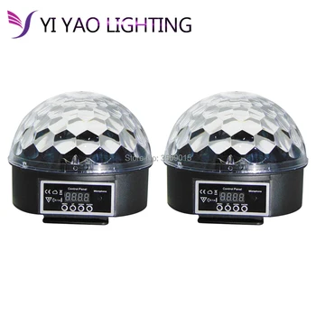 

2pcs/lot LED Crystal Magic Ball Mini RGB Stage Lighting Effect Lamp