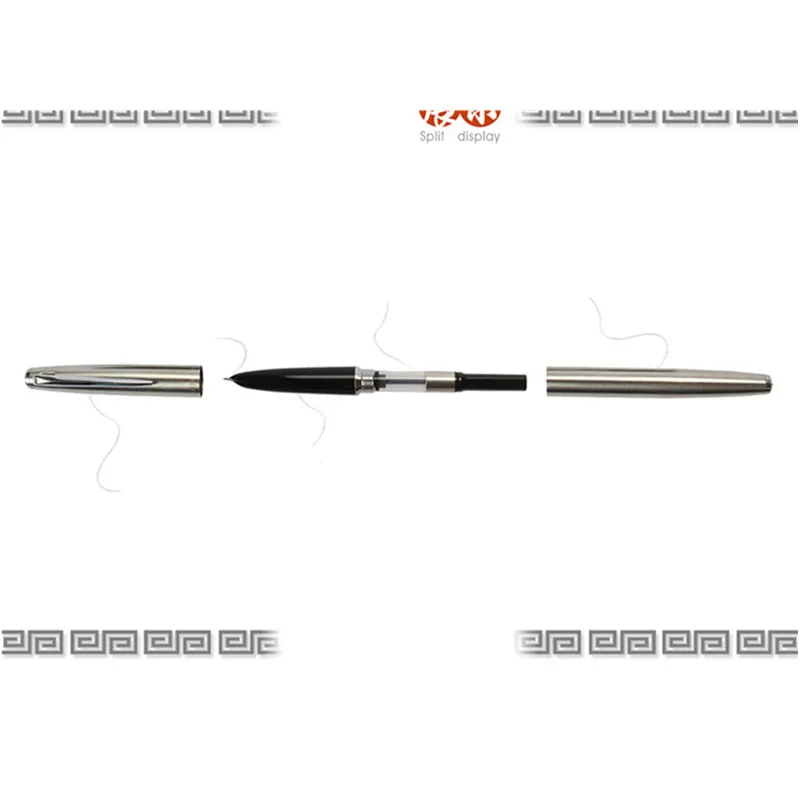 JINHAO911 стальной наконечник 0,38 мм чрезвычайно тонкая перьевая ручка Jinhao чернильное перо из нержавеющей стали для студентов, канцелярские принадлежности, подарки