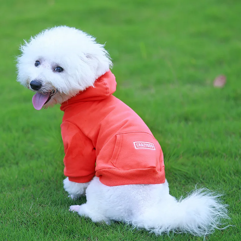 

Kawaii Cat Dog Pet Clothes Clothing Chihuahua Yorkie Bulldog Schnauzer Corky Bomei Cotton Hooded Sweater Autumn Winter