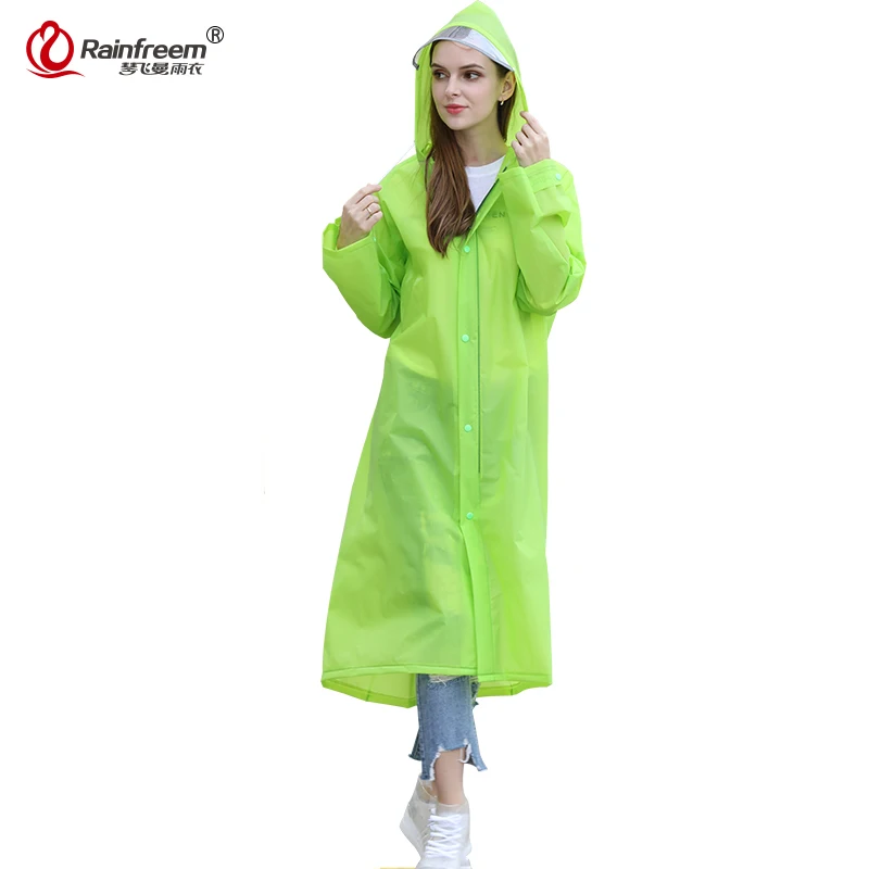 Rainfreem 2017 Spring Portable EVA Raincoat Women/Men Impermeable