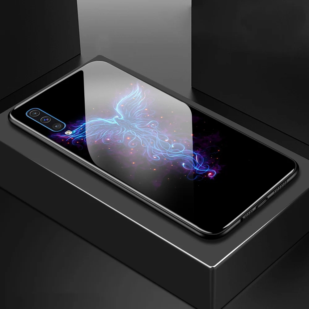 Tempered Glass Phone Case For Samsung Galaxy