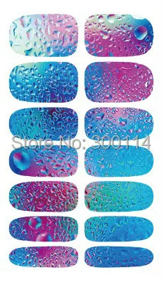1000 пакеты 2nd поколения ногтей водная переводная наклейка Полный Советы палец Фольга обертки для ногтей DHL/EMS