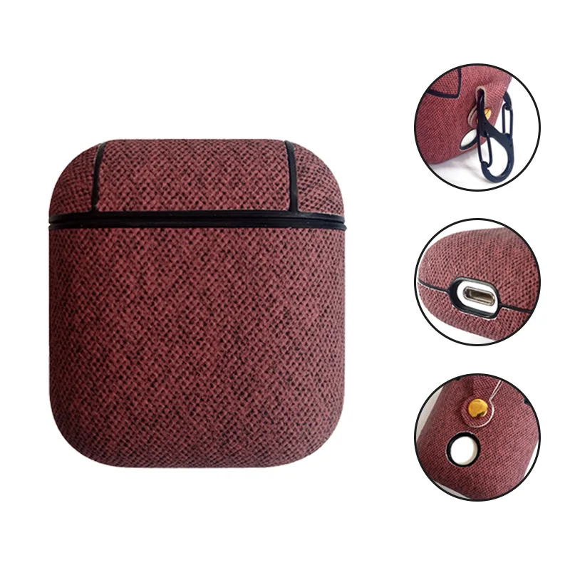 

Retro PU Leather Covers for Airpods TWS i10 Case Bluetooth Earphone Case Dust-proof air pods cover for Apple Accessories
