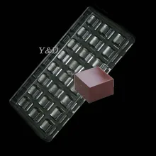 DIY 3 D прозрачный пластик 24 полостей квадратной формы Поликарбонат жесткий инъекции пк шоколад, торт, конфеты лоток форма для желе формы
