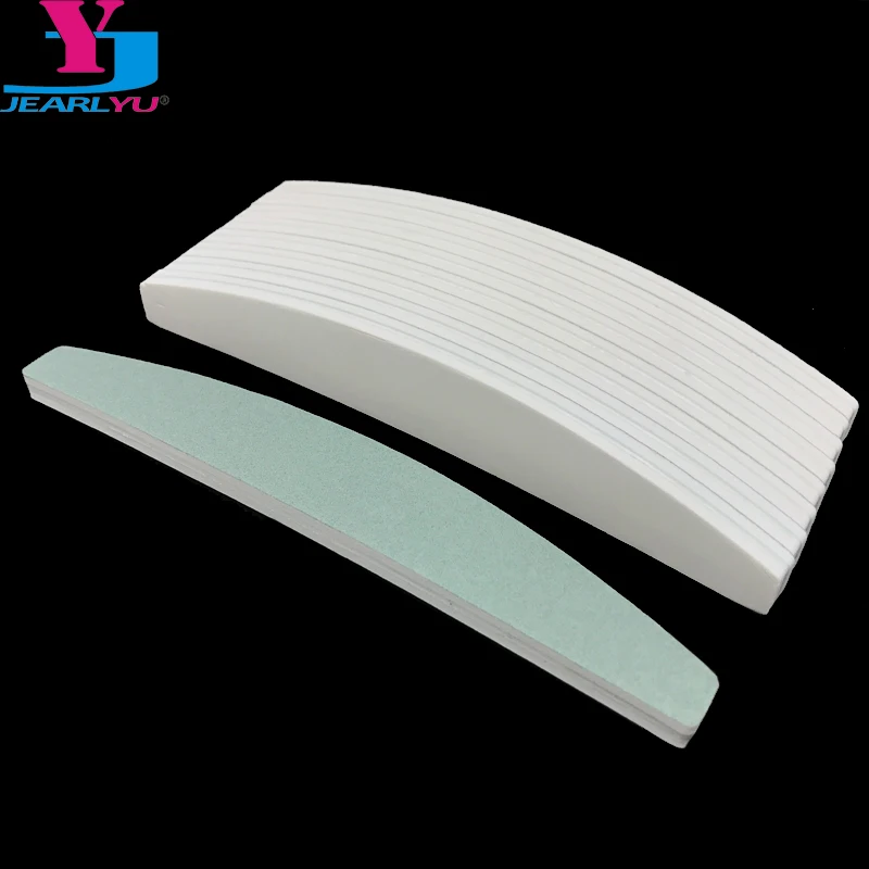 10 Pcs Tampone Per Smalto Per Unghie Spugna Nagellak Set 300/6000 Grana Luna Styling Lime A Ongle Forniture Per Unghie Per Strumenti Professionali