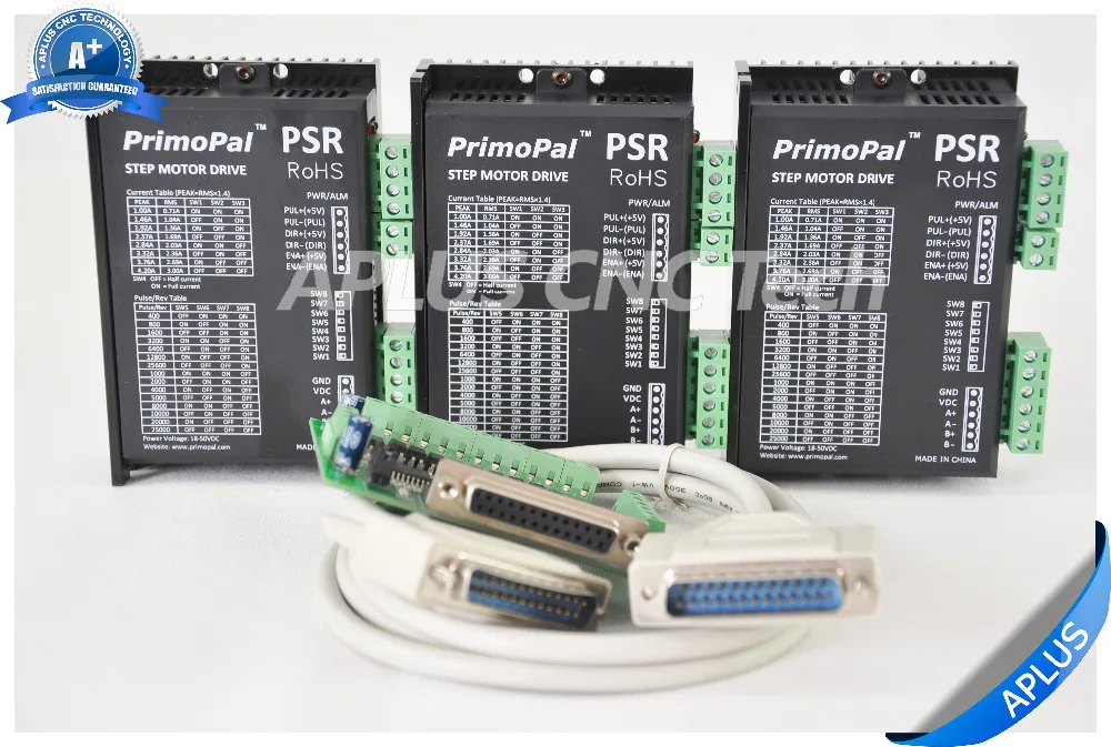 Драйвер шагового двигателя PrimoPal PSR5042 2 фазы NEMA 17 / 23/24 до 50 В постоянного тока/128